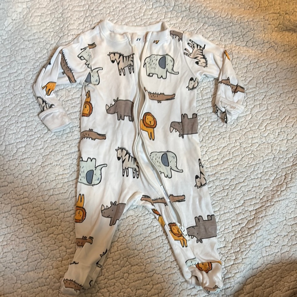 Animal Print Kids One Piece